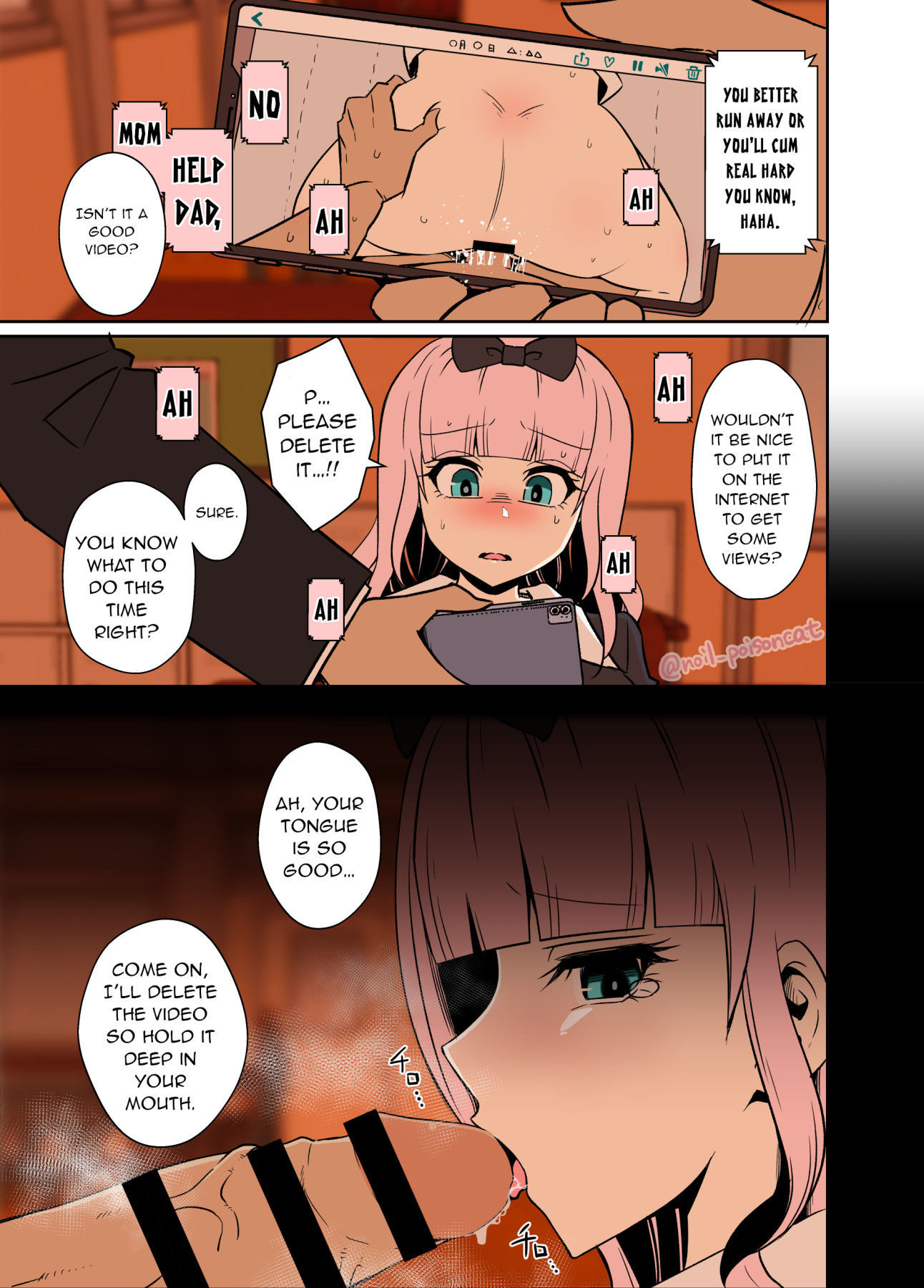 Hentai Manga Comic-v22m-Chika-chan Blackmail Video And The Awful Things That Happened To Her-Read-2